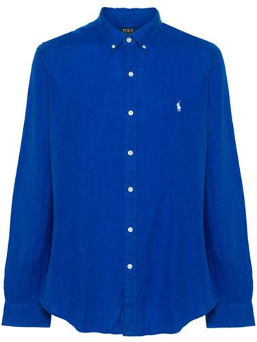 Chemise en lin à logo Polo Pony - Polo Ralph Lauren - Modalova