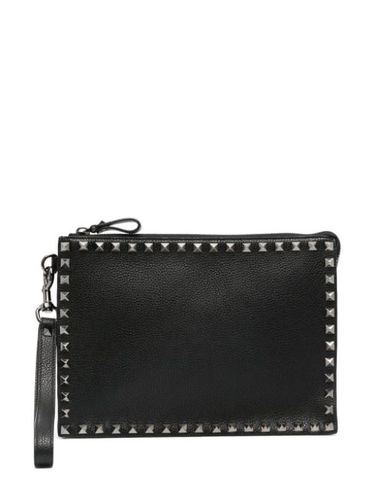 Pochette Rockstud en cuir - Valentino Garavani - Modalova