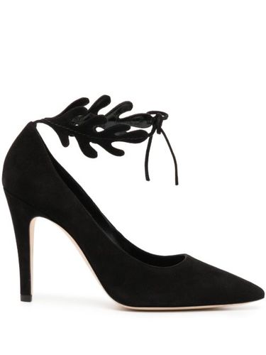 Escarpins Florettehi 100 mm en daim - Manolo Blahnik - Modalova