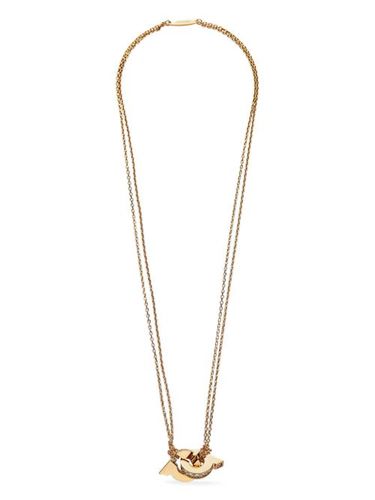 Collier à pendentif Double Gancini - Ferragamo - Modalova