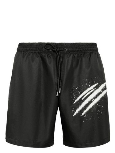 Short de bain à logo imprimé - Plein Sport - Modalova