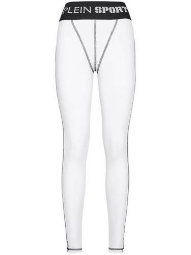 Legging taille haute à bande logo - Plein Sport - Modalova