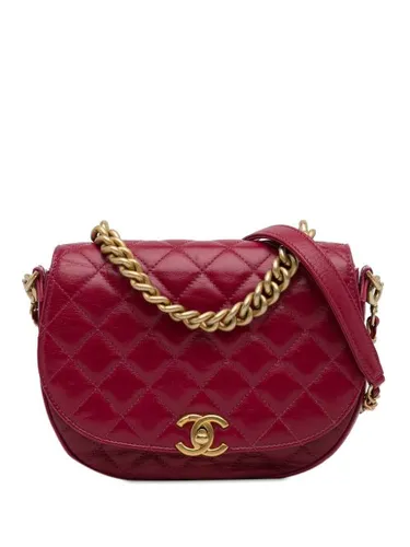 Sac porté épaule matelassé à rabat pre-owned (2017-2018) - CHANEL Pre-Owned - Modalova