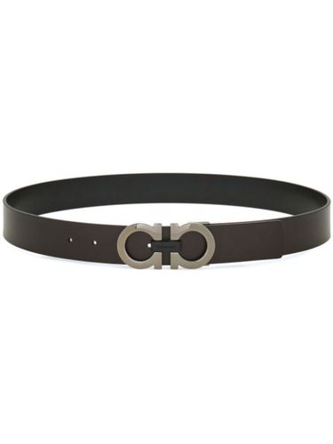 Ceinture en cuir à design réversible - Ferragamo - Modalova