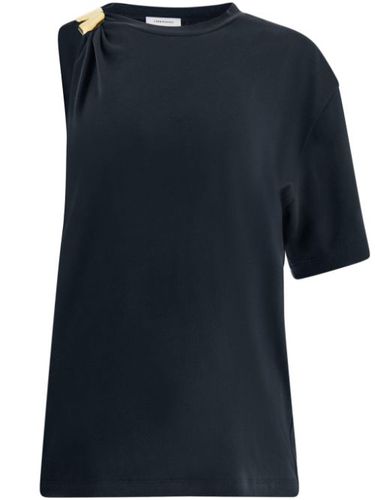 T-shirt asymétrique à détails de clips - Ferragamo - Modalova