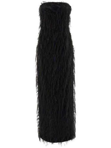 Robe longue à franges - Ferragamo - Modalova