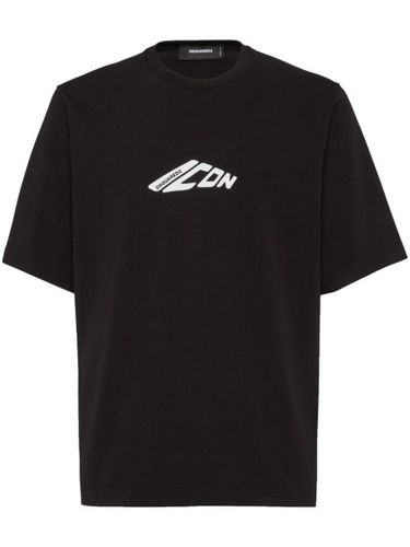 T-shirt en coton à imprimé graphique - DSQUARED2 - Modalova