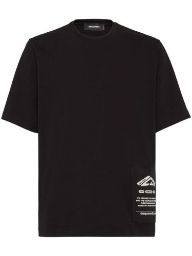 T-shirt en coton à imprimé graphique - DSQUARED2 - Modalova