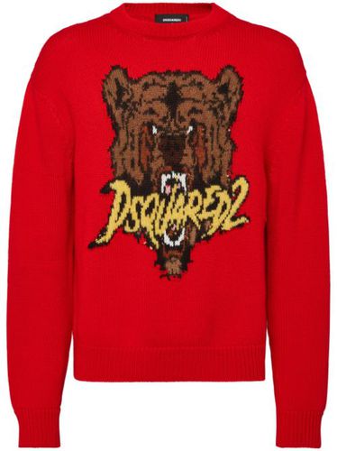 Pull à logo en intarsia - DSQUARED2 - Modalova