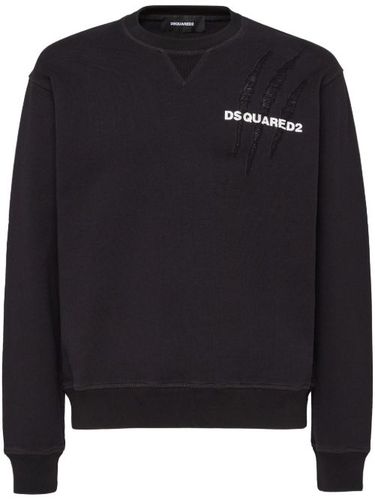 Sweat en coton à logo imprimé - DSQUARED2 - Modalova