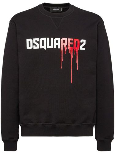 Sweat en coton à logo imprimé - DSQUARED2 - Modalova