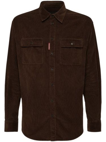 Chemise côtelée à manches longues - DSQUARED2 - Modalova