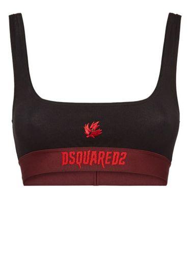 Soutien-gorge bandeau à bande logo - DSQUARED2 - Modalova