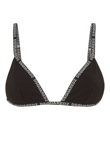 Soutien-gorge triangle à bande logo - DSQUARED2 - Modalova