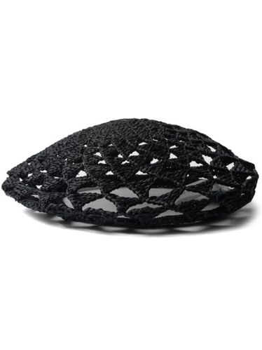 Béret en raphia tressé - Prada - Modalova