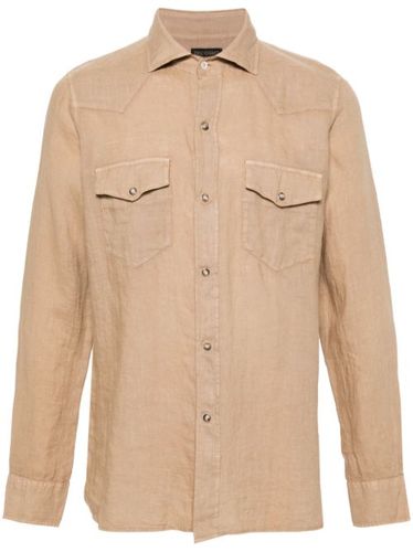 Chemise à détail d'inspiration western - Dell'oglio - Modalova