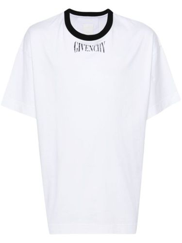 T-shirt en coton à logo imprimé - Givenchy - Modalova