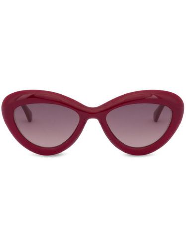 Lunettes de soleil Inflated à monture papillon - Moschino Eyewear - Modalova