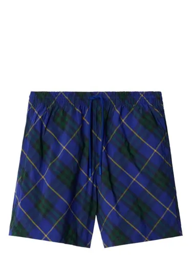 Short de bain à carreaux - Burberry - Modalova