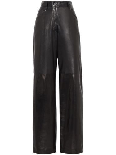 Pantalon en cuir à taille haute - Brunello Cucinelli - Modalova