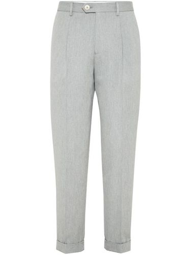 Pantalon fuselé à plis marqués - Brunello Cucinelli - Modalova