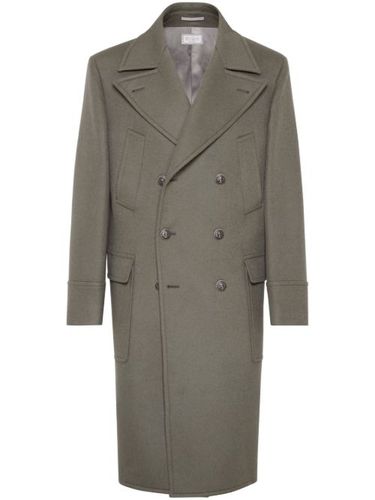 Manteau en laine à boutonnière croisée - Brunello Cucinelli - Modalova