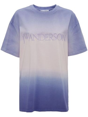 T-shirt en coton à effet dégradé - JW Anderson - Modalova