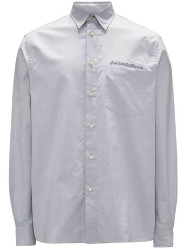 Chemise en coton à logo brodé - JW Anderson - Modalova