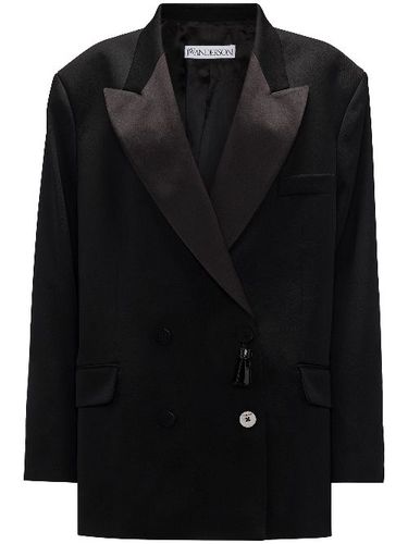 Blazer croisé à col contrastant - JW Anderson - Modalova