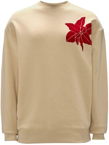 Sweat en coton biologique à fleurs - JW Anderson - Modalova