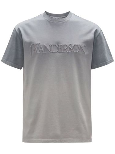 T-shirt en coton biologique à logo brodé - JW Anderson - Modalova