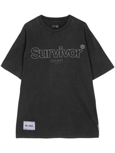 T-shirt en coton Survivor à logo appliqué - izzue - Modalova