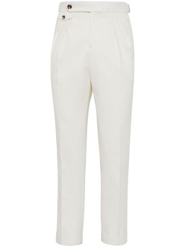 Pantalon fuselé à plis marqués - Brunello Cucinelli - Modalova