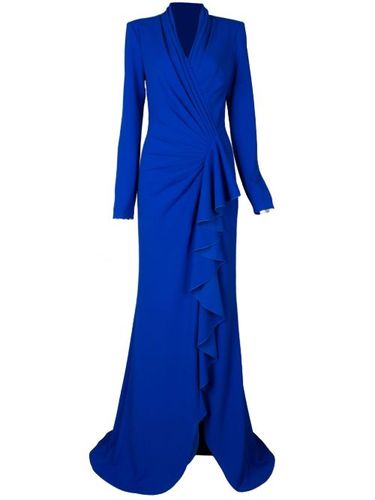 Robe drapée Markum à coupe longue - Tadashi Shoji - Modalova