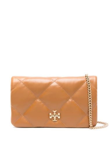 Portefeuille matelassé Kira à bride en chaîne - Tory Burch - Modalova