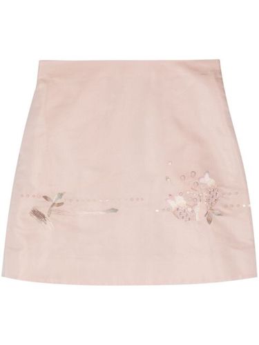 Minijupe à fleurs en dentelle - SHIATZY CHEN - Modalova