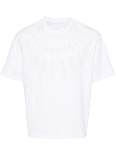 T-shirt en coton à imprimé Thunderbolt - Neil Barrett - Modalova