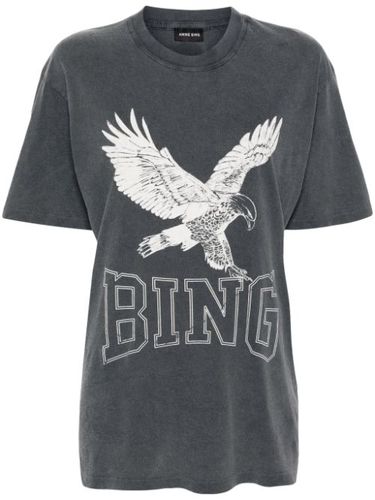 T-shirt en coton à logo imprimé - ANINE BING - Modalova