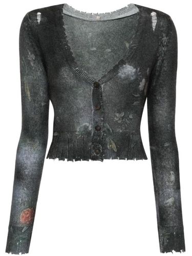Cardigan en cachemire à fleurs - R13 - Modalova