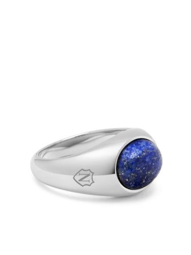 Chevalière sertie de lapis-lazuli - Nialaya Jewelry - Modalova