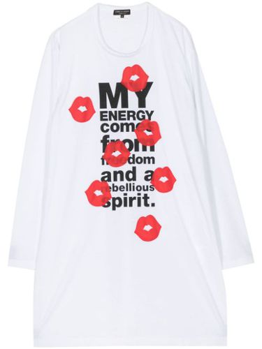 T-shirt à slogan imprimé - Comme des Garçons Homme Plus - Modalova