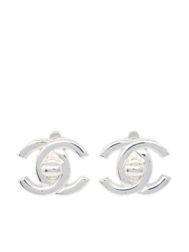 Boucles d'oreilles à loquet CC (1997) - CHANEL Pre-Owned - Modalova