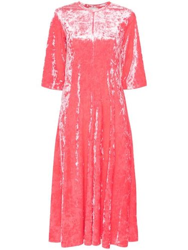 Robe i-longue en velours à effet froissé - Forte Forte - Modalova