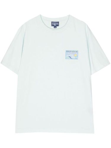 X Vilebrequin t-shirt à imprimé ondulé - Maison Kitsuné - Modalova