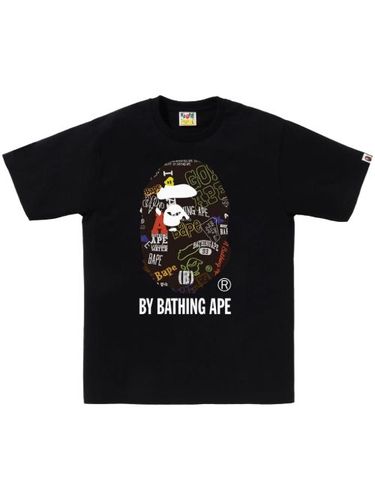 T-shirt en coton à logo imprimé - A BATHING APE® - Modalova