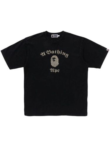 T-shirt en coton à logo imprimé - A BATHING APE® - Modalova