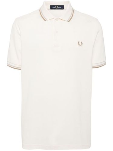 Polo en coton à logo brodé - Fred Perry - Modalova