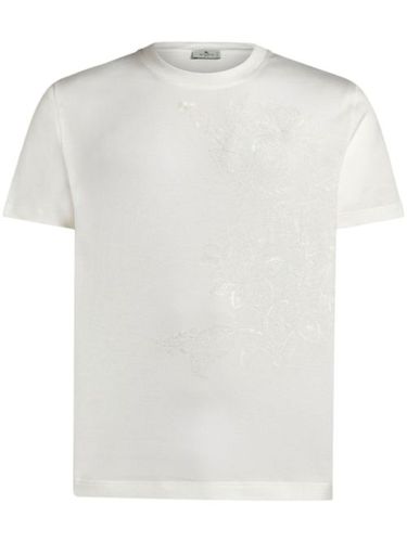 T-shirt en coton à broderies - ETRO - Modalova
