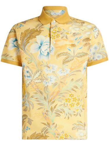 Polo en coton à fleurs - ETRO - Modalova