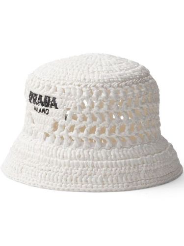 Prada bob à logo brodé - Blanc - Prada - Modalova